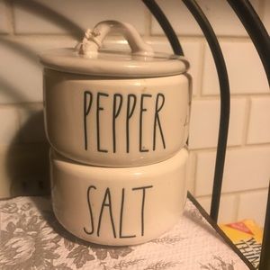 Rae Dunn salt and pepper